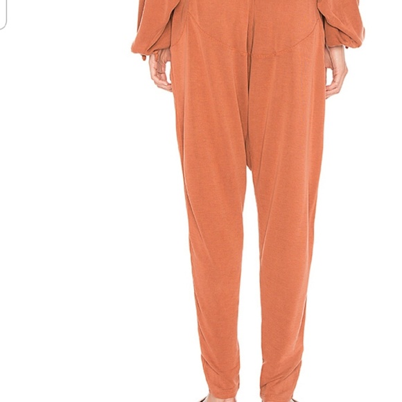 NWT Free People Yella Harem Jogger in Burnt Orange - Picture 4 of 5
